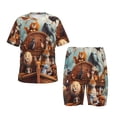 thumbnail image 1 of Balery Animal Filled Noahs Ark Conjunto de Pijama Infantil de Manga Corta con Estampado – Ropa de Dormir de Algodón Suave-Large, 1 of 6