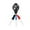 Black, variant on Uutvmp Golf Marking Tool, Golf Cap Shaped Line Drawing Device, Competition Push Rod Line Marking Pen, non Fading Course Accessories, Transparent Black Line Drawing Device+3 3-Color Pens