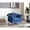 Navy Blue, variant on Glory Furniture Hollywood Velvet Chair in Ivory