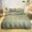 Green GN, variant on Xecvkr Student Dormitory Fresh Washed Four Piece Bedding Set Breathable Stylish Double Sided Modern Comfort Easy Care Includes Quilt Cover Bed Sheet 2 Pillowcases