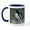 White/Navy Inside, variant on CafePress - Gentoo Baby Mug - 11 oz Ceramic Mug - Novelty Coffee Tea Cup