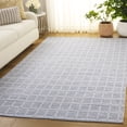 thumbnail image 2 of SAFAVIEH Montauk Elwyn Checkered Cotton Area Rug, Gray/Ivory, 6' x 9', 2 of 10