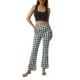 thumbnail image 3 of Franhais Women Bootcut Yoga Pants Bootleg Flare Trousers Workout Casual Fitness Running Stretch Jogger Sweat Pants, 3 of 10
