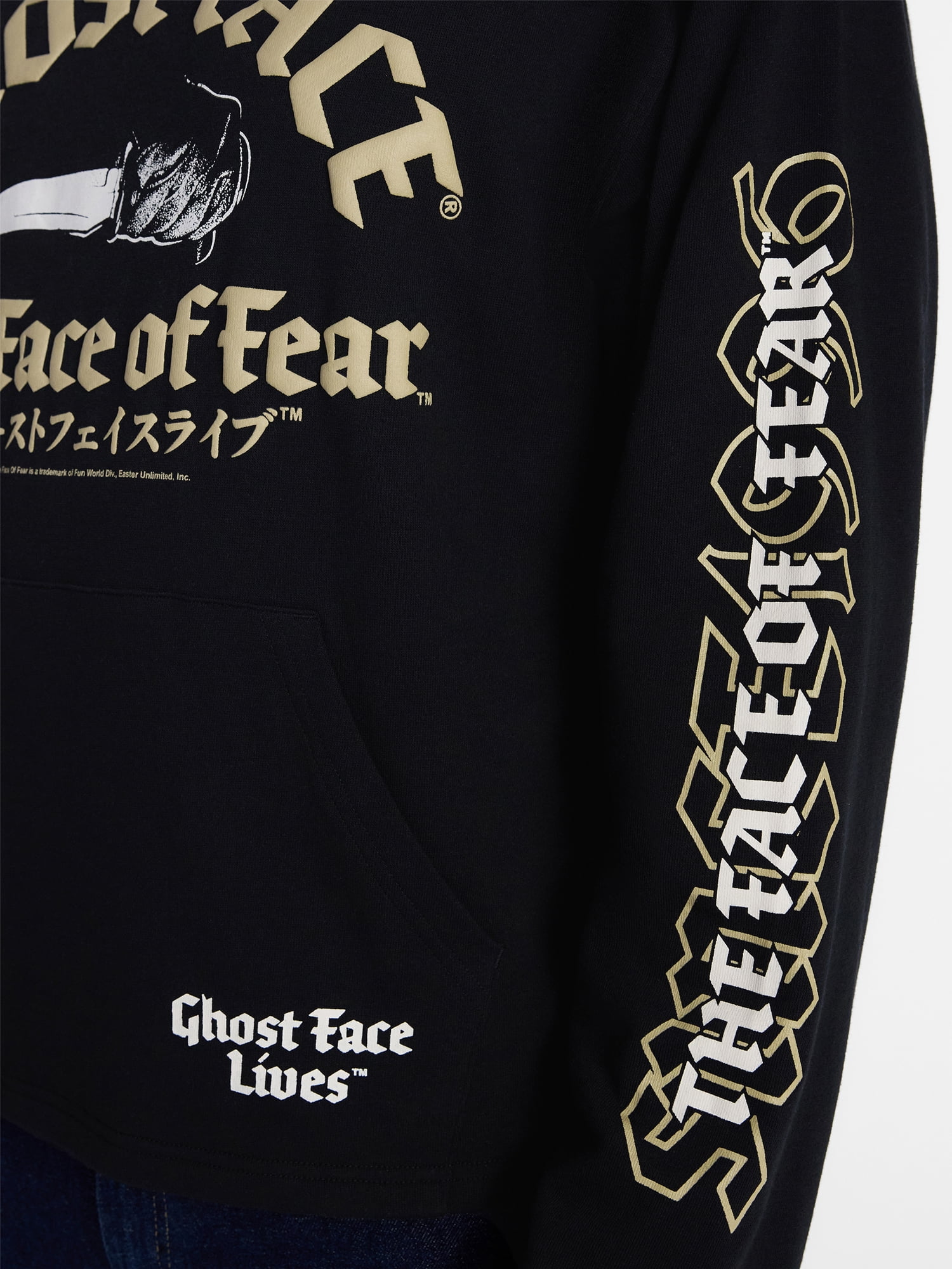 Ghostface Men's and Big Men's Graphic Hoodie with Long Sleeves, Sizes XS-5XL