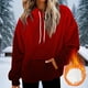 thumbnail image 1 of HongQid Fuzzy Hoodies for Women Pullover Sport Hoodie Cozy Oversized Pockets Hooded Sweatshirt Athletic Fleece Hoodies, 1 of 5