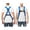 Blue, variant on Construction Harness 5 Point Adjustment, Back D-Ring, Grommet Legs, Multiple Styles I OSHA ANSI Compliant