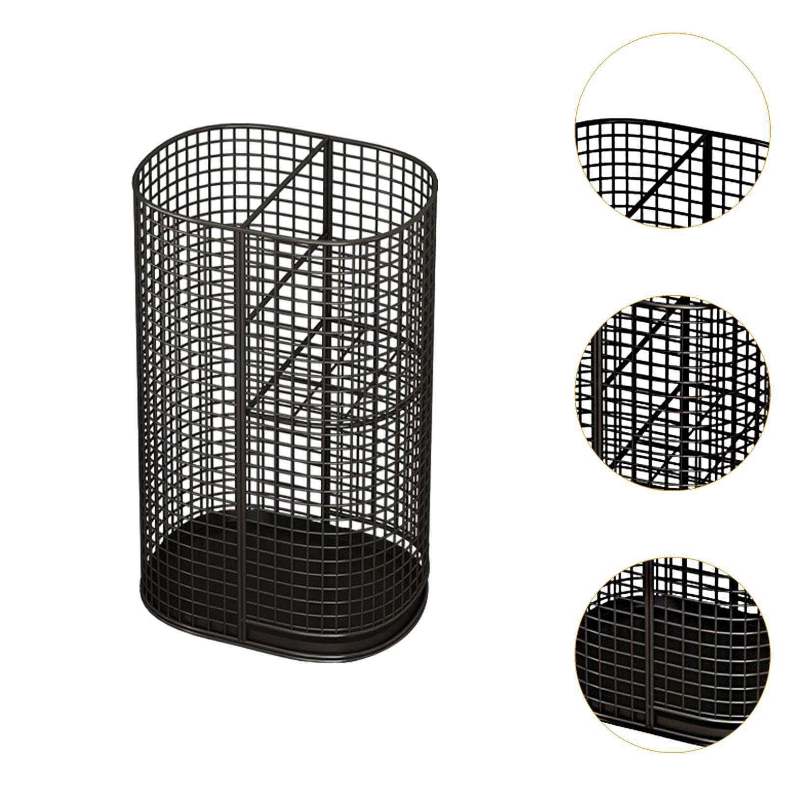 Baoblaze Umbrella Organizer Umbrella Storage Rack with Drip Tray Home Decoration Stable Indoor Umbrella Holder Umbrella Stand for Home Black