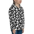 thumbnail image 5 of Kdxio Panda1 Pattern Kids Boys Girls Zip Up Hoodie 3D Printed Hooded Sweatshirt Hoody Coat with Pocket 7-12 Y-Medium, 5 of 6