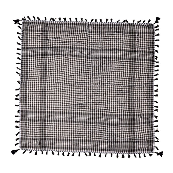 Aellinatey Ethnic Keffiyeh Head Scarf Shemagh Scarf Arabian Head Cover Dustproof Headwrap