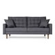 thumbnail image 5 of Sofá Cama Makora Encore Con Memory Foam, Color Gris Oxford, Lino Respaldo Reclinable De 3 posiciones., 5 of 8