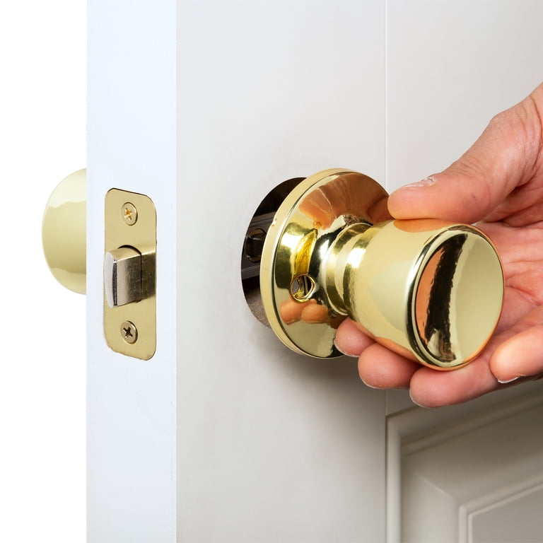 Hyper Tough Interior Passage Doorknob, Polished Brass photo 8