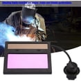 thumbnail image 4 of Lente para soldar, lente de repuesto para casco de soldador, TX500C 110×90 mm Lente para casco de soldador con panel solar Lente de oscurecimiento automático para máscara de soldador--, 4 of 5