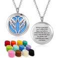 thumbnail image 1 of YOUFENG Floating Living Memory Locket Pendant Necklace Family Tree of Life Birthstone Necklaces, 1 of 7