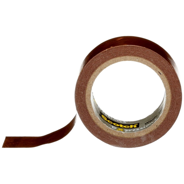 Scotch Expressions Washi Tape, Copper Foil, .59 x 275, 1 Roll