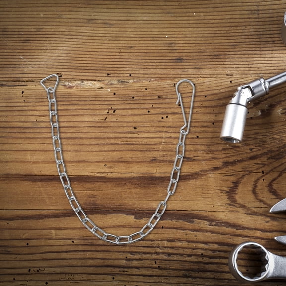 2pcs Flexible Toilet Flapper Chains Replacement 25cm Durable Toilet Tank Chains for Easy Installation