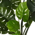 thumbnail image 2 of Woooow Artificial Monstera Deliciosa Plant 43" Fake Tropical Palm Tree, Perfect Faux Swiss Cheese Plant for Home Garden Office Store Decoration (1PACK), 2 of 12
