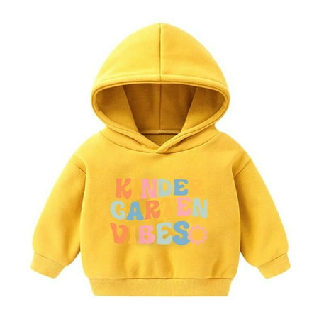 

Geire Children Spring Fall New Hoodie Sweatshirt Cute Printed Long Sleeve Casual Tops Boys Girls Comfort Fit Pullover Hooded Tops