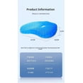 thumbnail image 2 of Philowng Honeycomb Gel Seat Cushion, Thickened Silicone Ice Pad for Long-Sitting Office Chair & Home, Blue, 2 of 8