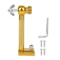 thumbnail image 1 of Aleación de aluminio, ligera, portátil, caja Universal, silla de pesca, soporte de luz nocturna, suministros, accesorio de aparejos, dorado, 1 of 5