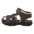 thumbnail image 3 of Rugged Bear Boy Closed Toe Toddler Sport Sandals, Brown, 7, 3 of 5