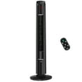 thumbnail image 1 of HOMCOM Freestanding Tower Fan Cooling for Home Bedroom with 3 Speed, 12h Timer, Oscillating, Tilt, LED Panel, Remote Controller, Black, 1 of 10