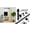 5FT, variant on 5/6/6.6 Foot Sliding Door Track Folding Door Hardware Kit For Barn Door Closet Track Roller Accessories