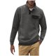 thumbnail image 1 of Blusa y camisa de manga larga con cuello alto para hombre, sudaderas casuales de moda con capucha, jersey de color liso, sudadera de manga larga, blusa de algodón y poliéster para hombre, 1 of 6