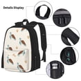 thumbnail image 5 of Naloa Sea Turtle Print Large Capacity Backpack Lunch Bag Pencil Case Combination 3 Piece Set for Student, 5 of 8