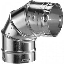 6 in. Round B-Vent 90 deg Adjustable Elbow