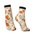 thumbnail image 4 of Bingfone Flower Fox Design Patterned Men'S Women'S Casual Cotton Socks, 4 of 9