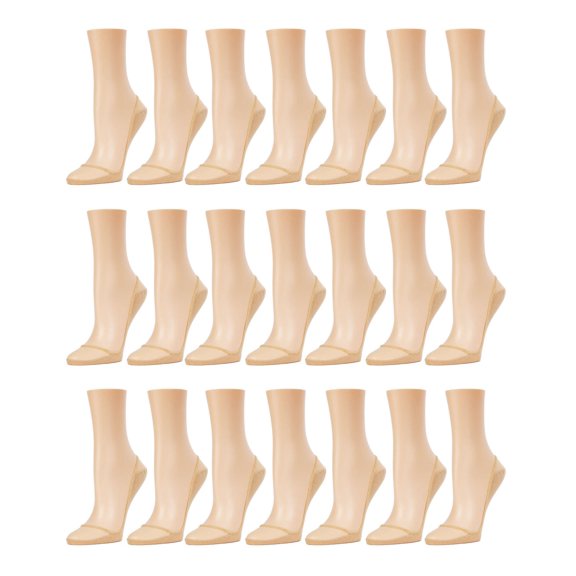 Memoi Sheer Top Cotton Sole Liner 21 Pack - Womens - Female