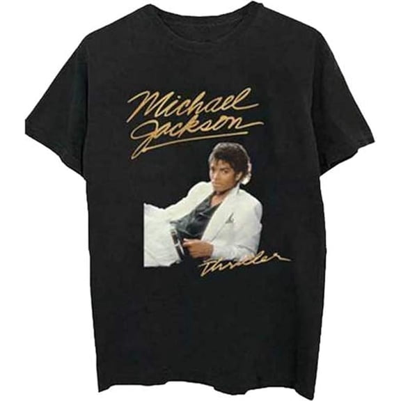 Michael Jackson Men's Thriller White Suit T-Shirt XX-Large | Officially Licensed Merchandise
