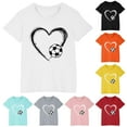 thumbnail image 2 of GERsome Toddler Boys Girls Short Sleeve Tees Soft Cotton T-Shirts Casual Graphic Crewneck Summer Top Sizes 3-10 Years, 1-Pack, 2 of 4