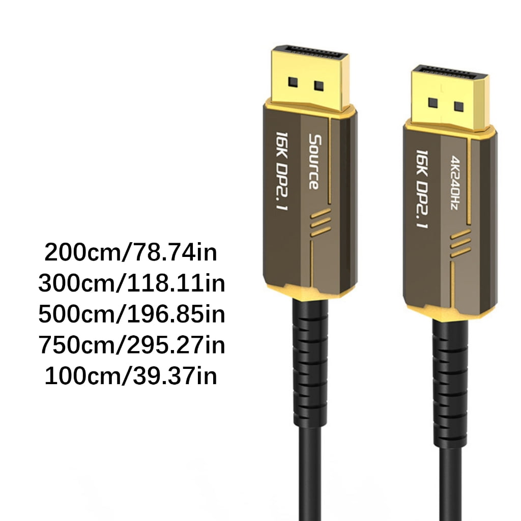 PatungKu 16K 8K 54Gbps Fiber Opticals DisplayPort Cable High Refreshes Rate Stable Signal