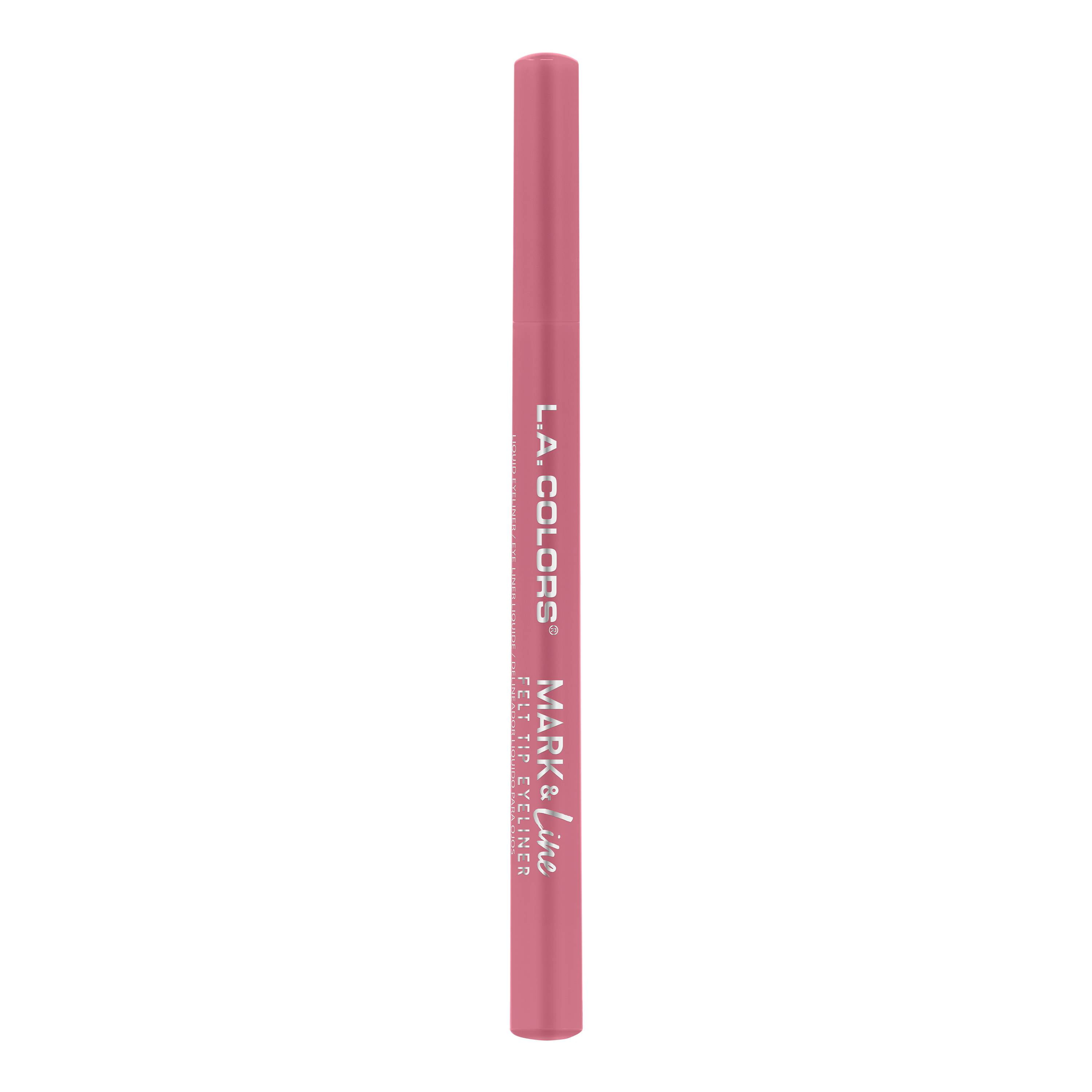 L.A. COLORS Ultra-precise Mark & Fine Felt Tip Liquid Eyeliner, Baby Pink