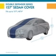 thumbnail image 3 of Duck Covers Double Defender Car Cover, Fits Sedans up to 13 ft. 1 in. L Fits select: 2013 MINI COOPER ROADSTER, 2012-2017 FIAT 500, 3 of 10