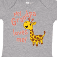 thumbnail image 4 of Inktastic My Grandpa Loves Me Cute Giraffe Boys or Girls Baby Bodysuit, 4 of 5