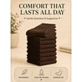 thumbnail image 6 of Comfello Circulatory Diabetic Ankle Socks for Men & Women – 6-Pack – Non-Binding, Extra Wide Moisture Wicking Cotton Socks, 6 of 7
