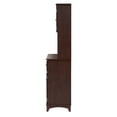 thumbnail image 4 of Home Source Espresso Microwave Stand with Top and Bottom Cabinets, 4 of 6