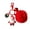 🔥 Multicolor-C_New, variant on Backpack Decorative Santa Claus Keychain Keyring School Bag Pendant Cute Creative Practical Christmas Gift for Kids Adults Durable Metal Car Key Holder Holiday