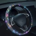 thumbnail image 1 of Bling Rhinestones Steering Wheel Cover with Crystal Diamond Sparkling Car SUV Breathable Anti-Slip Steering Wheel Protector (Fit 14.2"-15.3" Inch), 1 of 6