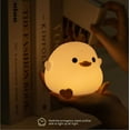 thumbnail image 4 of Luz de noche regulable para guardería, lámpara de silicona suave con forma de pato para niños, adultos, mujeres, niñas y familias, con funciones portátiles y recargables para decoración del hogar, 4 of 8