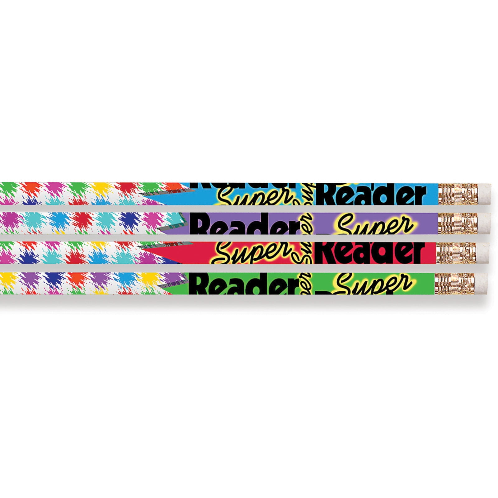 Musgrave Pencil Company Super Reader Motivational Pencils, Pack of 144