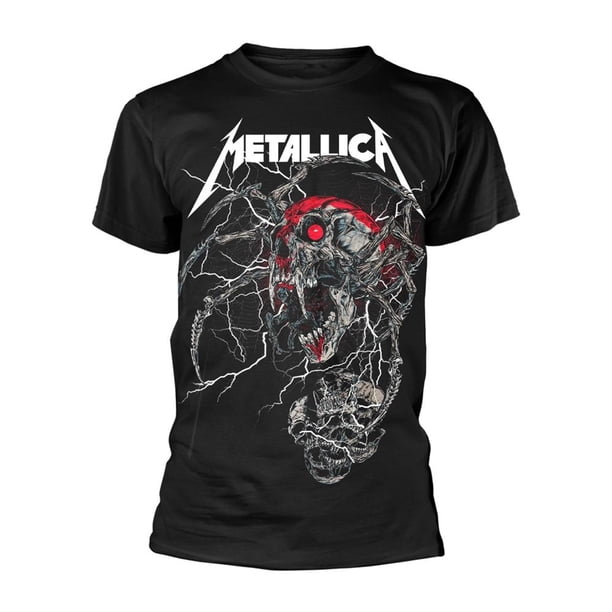 Metallica - Camiseta Spider Dead para Adultos Unisex (Negro)