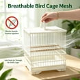 thumbnail image 5 of sgcylowq Bird Cage Seed Netting Adhesive Mesh Patch Breathable Cuttable Bird Cage Net Mesh 2.76in x 33ft Roll Bird Cage Guard Mesh Aviary for Parrots and Breeders, 5 of 7