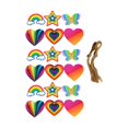 thumbnail image 2 of Adornos navideños de , adornos de orgullo en miniatura con colgante de cuerdas para jardín de Año Nuevo, accesorios de fotografía para Gloria Decoraciones de arcoiris, 2 of 9