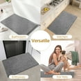 thumbnail image 5 of Shilucheng Luxury Chenille Bath Rug, Non-Slip Soft Absorbent Bath Mats (Gray，20"x32"), 5 of 7
