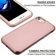 thumbnail image 2 of Apple iPhone 8, iPhone 7, iPhone 6 /6S Phone Case Slim Hybrid Shockproof Impact Rubber Dual Layer Rugged Protective Hard PC Bumper & Soft TPU Back Cover Rose Gold Case for Apple iPhone 8, 7, 6S, 6, 2 of 5