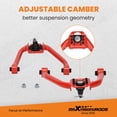 thumbnail image 6 of Maxpeedingrods 2pcs Adjustable Front Upper Camber Arms Kit for Nissan 350Z Z33 2003-2009 Red, 6 of 8