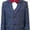 Navy Blue, variant on Lycody 3 Piece Kids Suit for Boys with Plaid Boy Formal Outfit Suit Toddler Boy Blazer Mint Green Size 10-12 Years for Wedding Graduate Prom Party